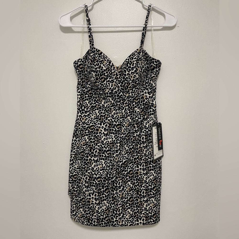 Cheetah Print Cocktail Dress